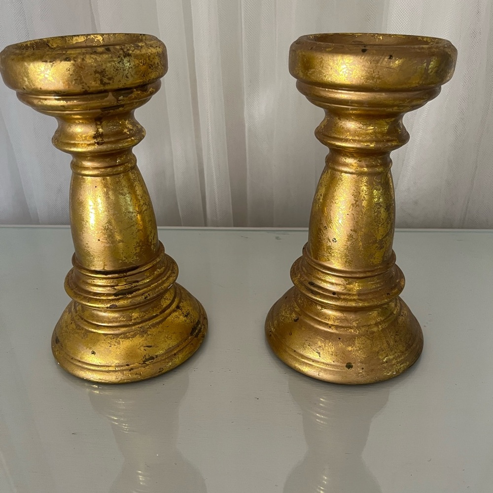 Gold Candle Holders
